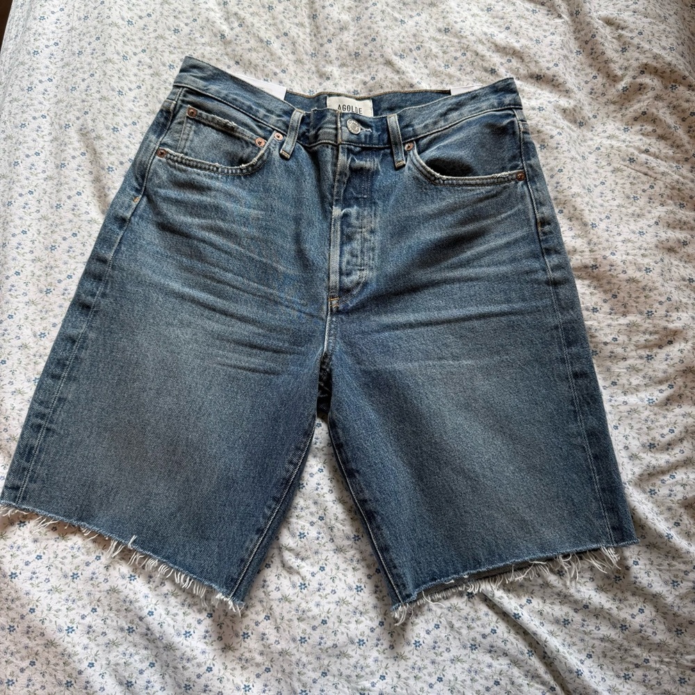 NWT AGOLDE 90's mid rise loose shorts
